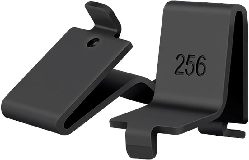 Lenink 256P-ZC Adjustable Pilaster Shelf Clip, 28 Pcs Black Shelving Brackets Clips for Metal and Wood Shelving - Image 1